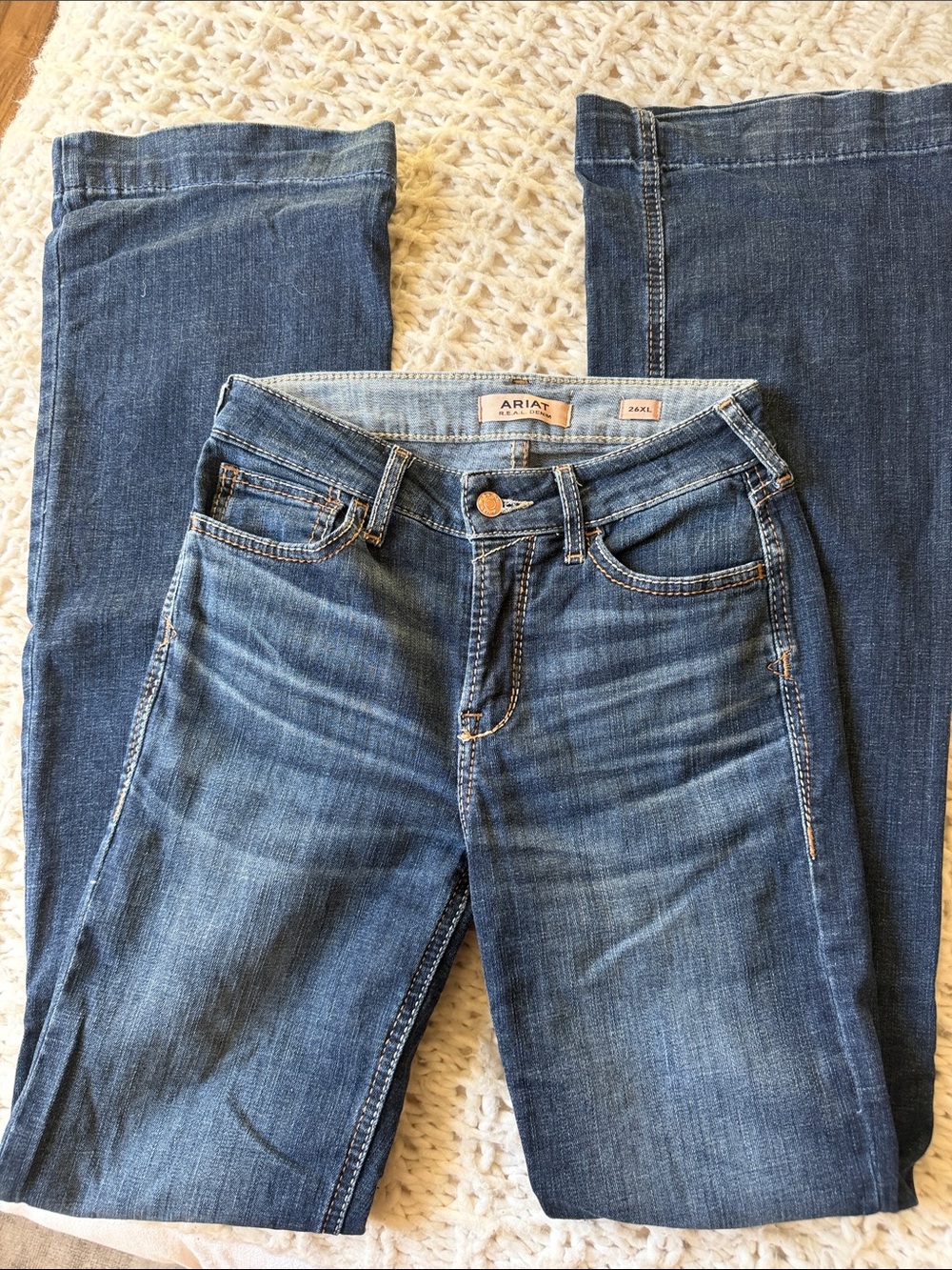 Women’s Ariat dark wash trousers - Picture 2 of 3